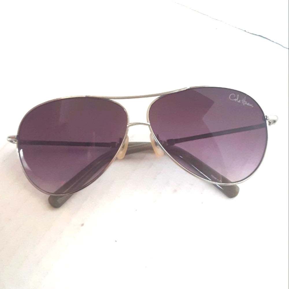 🎇HP🎇 EUC COLE HAAN Purple Gradient Aviator Sunglasses